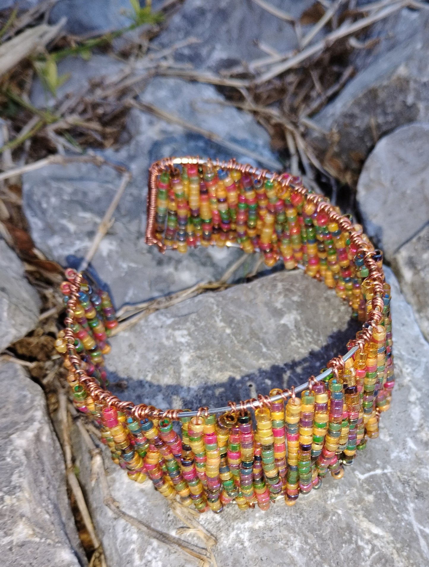 Beaded Cuff Bracelet