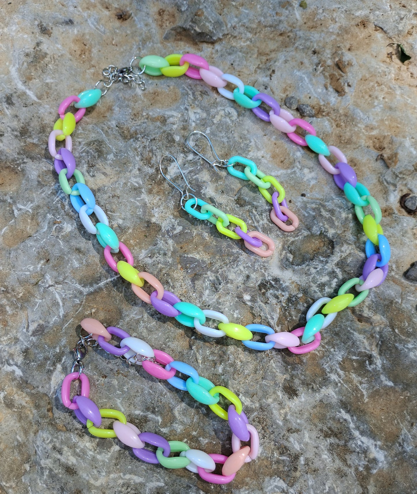 chain link jewelry set