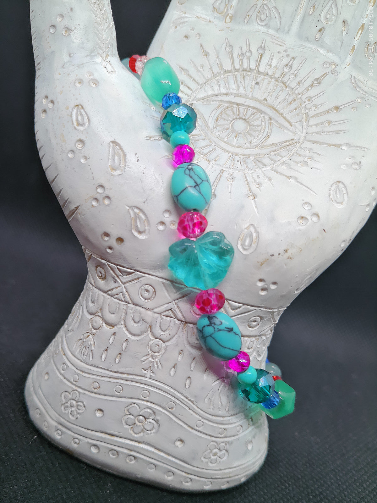 Blue Maple Leaf Bracelet