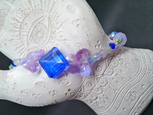 Chunky Dopamine Butterfly Beaded Bracelet