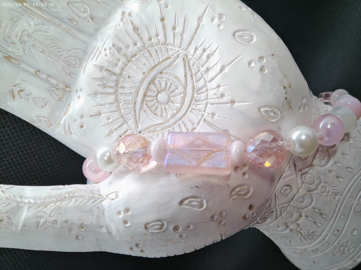 Pink Beaded Bracelet