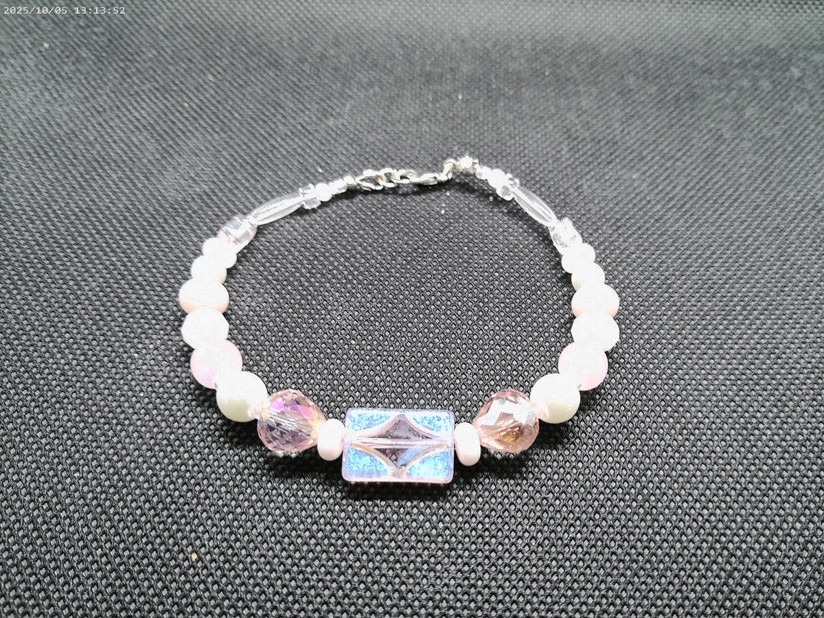 Pink Beaded Bracelet