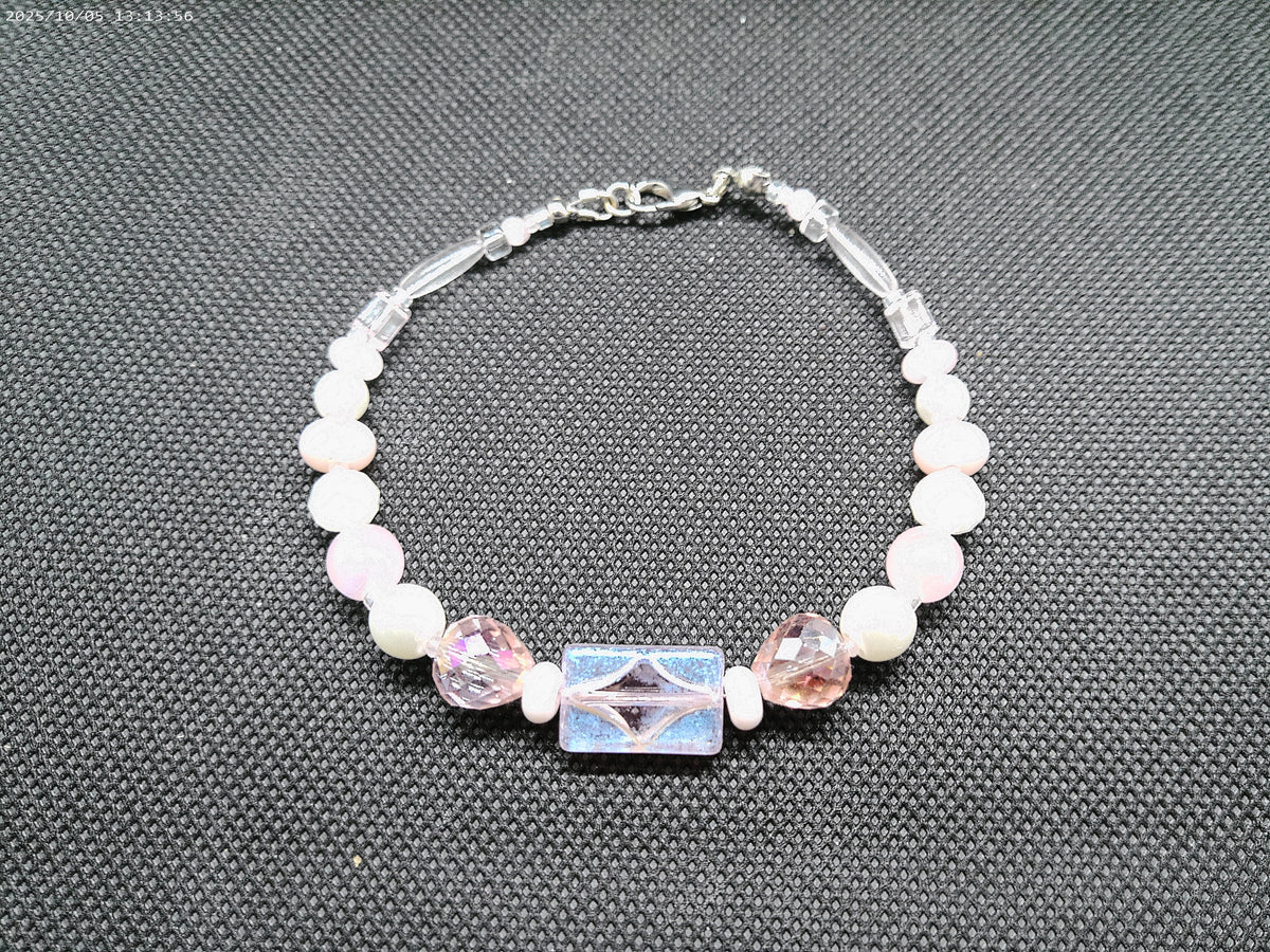 Pink Beaded Bracelet