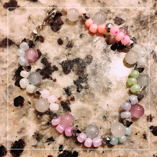 beaded bracelet "flower"