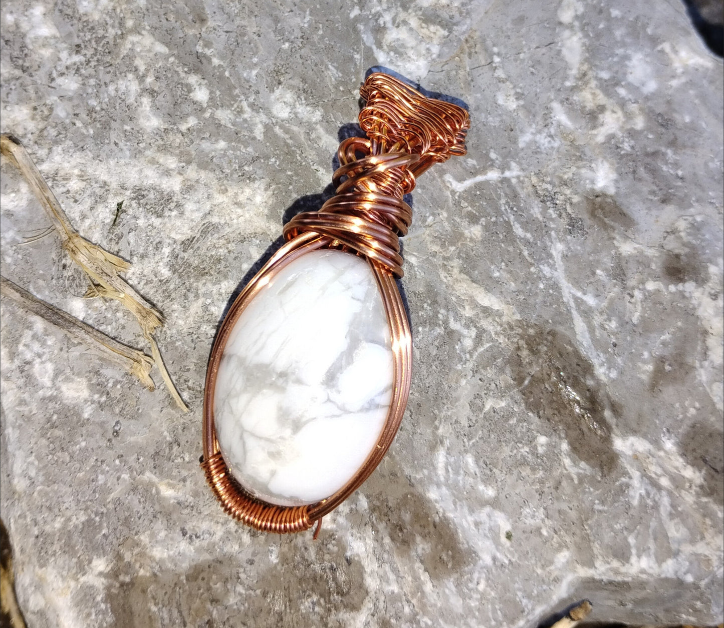 "Goldie" real wrapped gemstone
