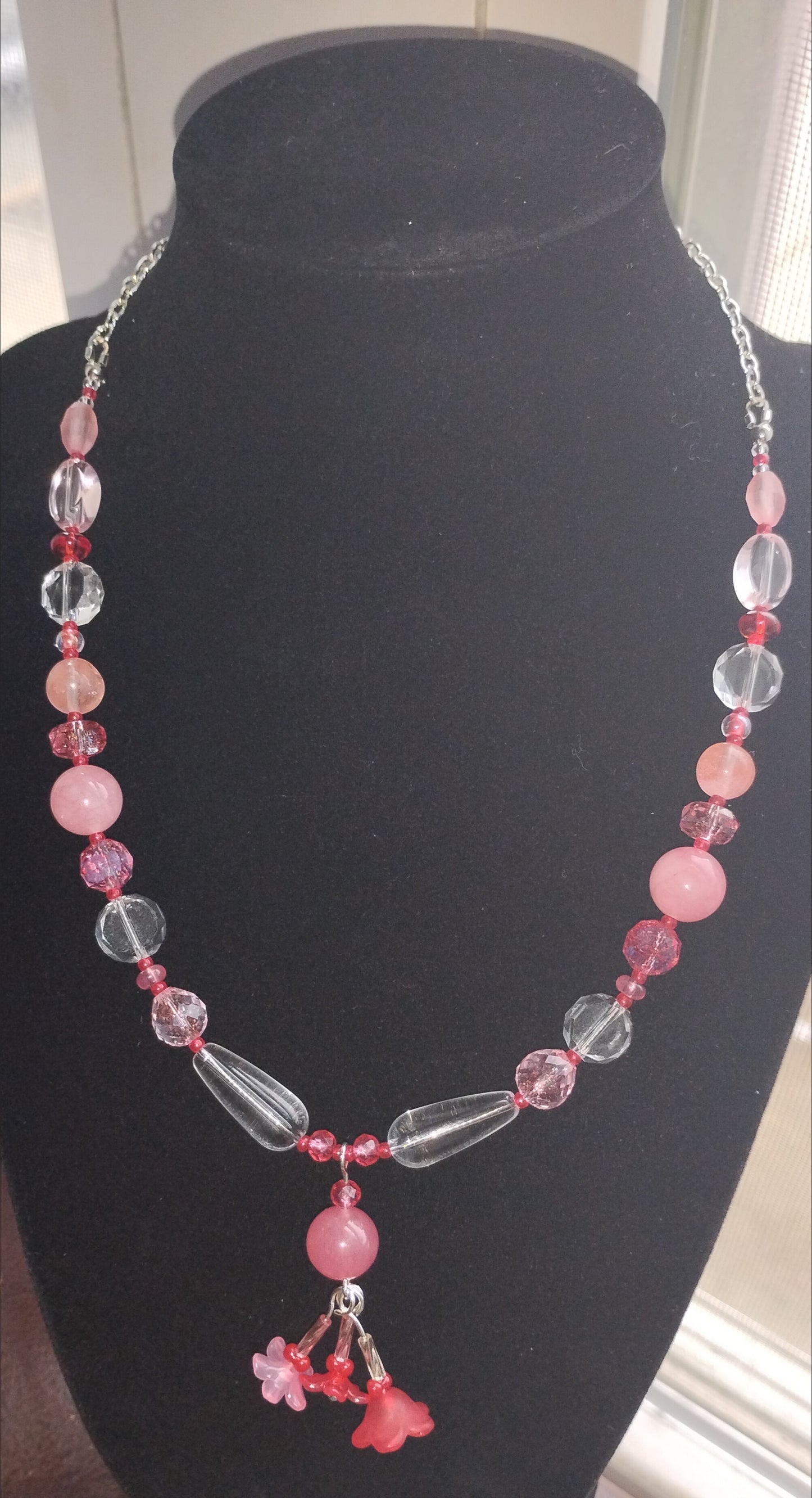 Barbie Pink Flower Necklace