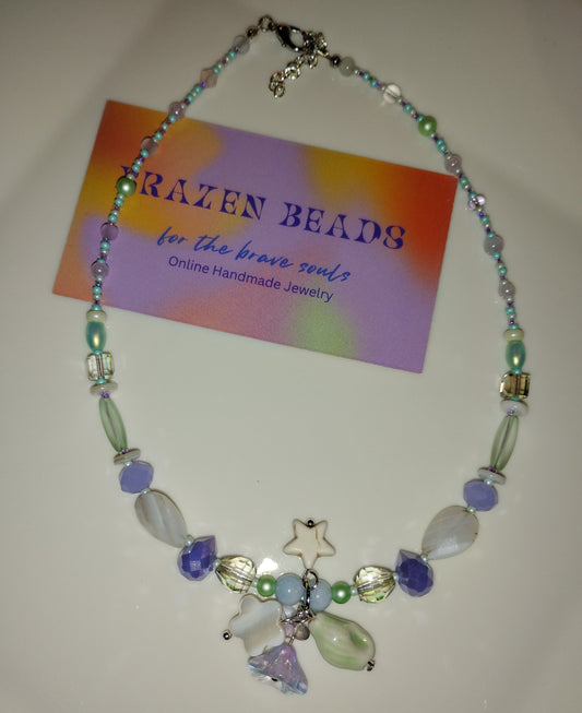 Seashell and Star beaded Necklace